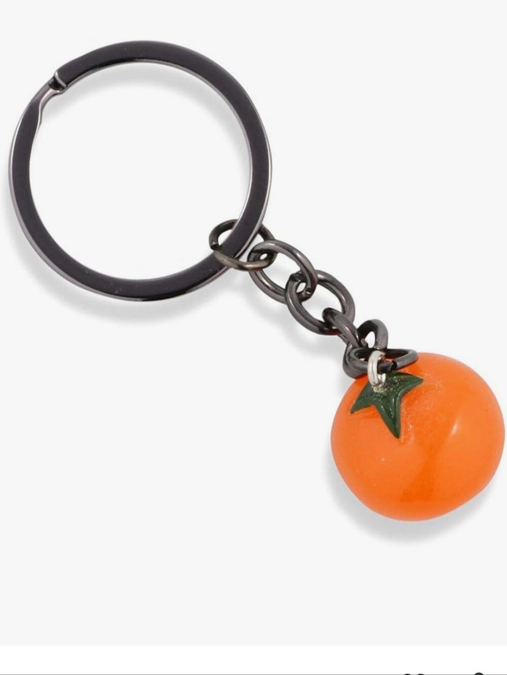 Dave The Bunny Orange Tomato Keychain